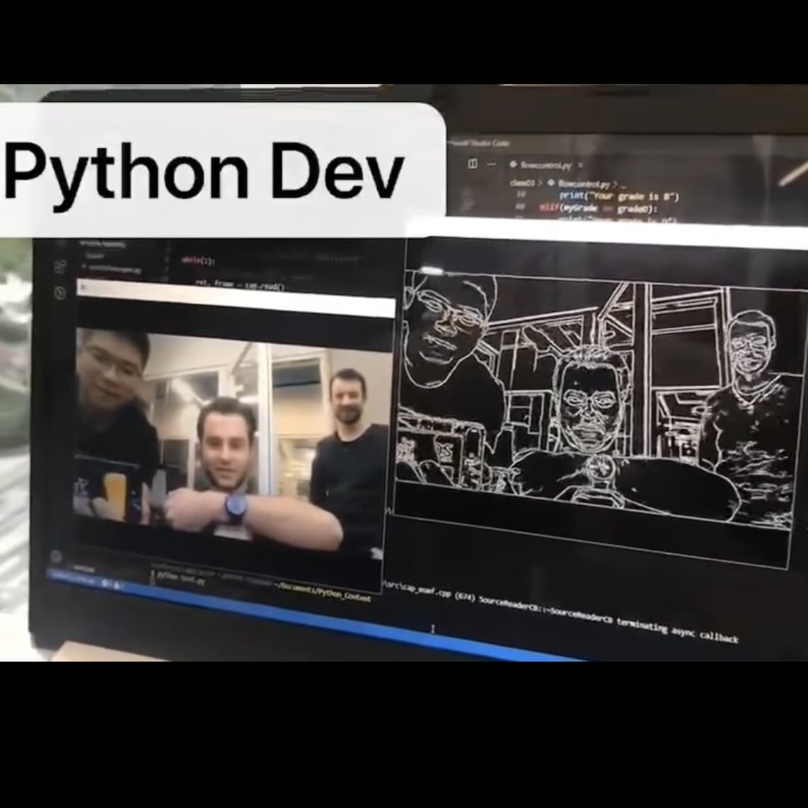 Python edge detection with OpenCV